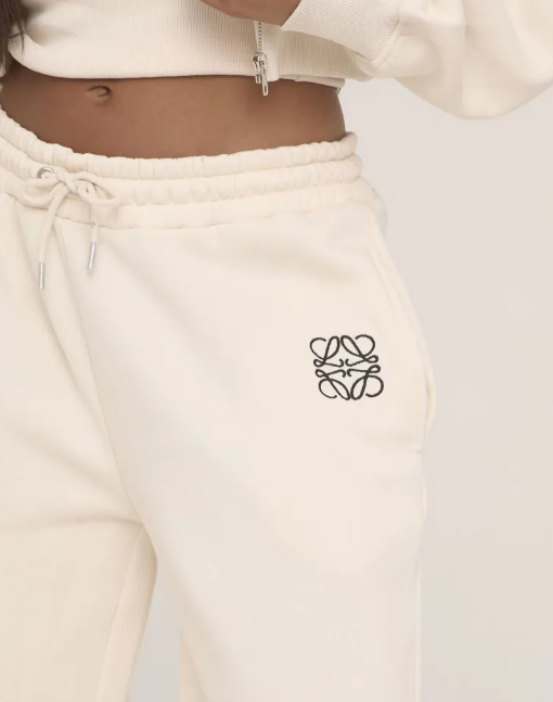 Tie Waist Swirl Graphic Detail Straight Leg Joggers In Stone