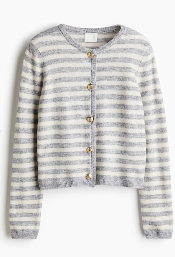 H&M-FITTED CARDIGAN