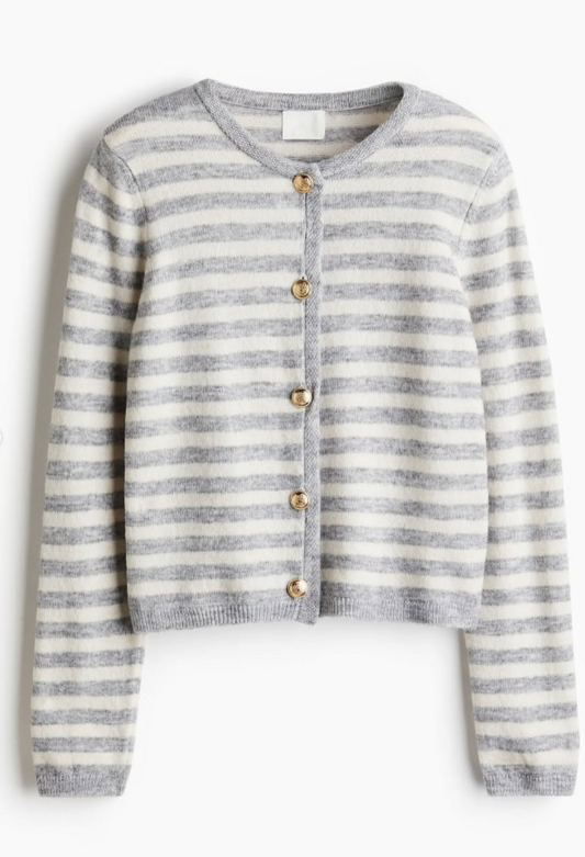 H&M-FITTED CARDIGAN