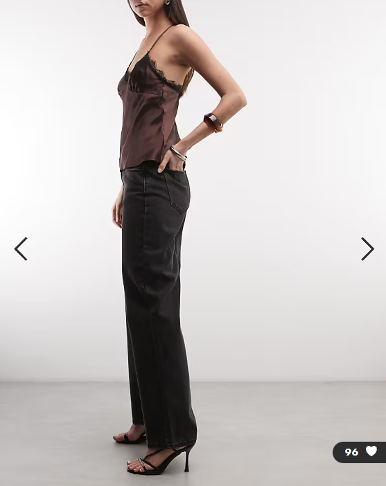 Abrand Jeans 95 baggy jeans in Black