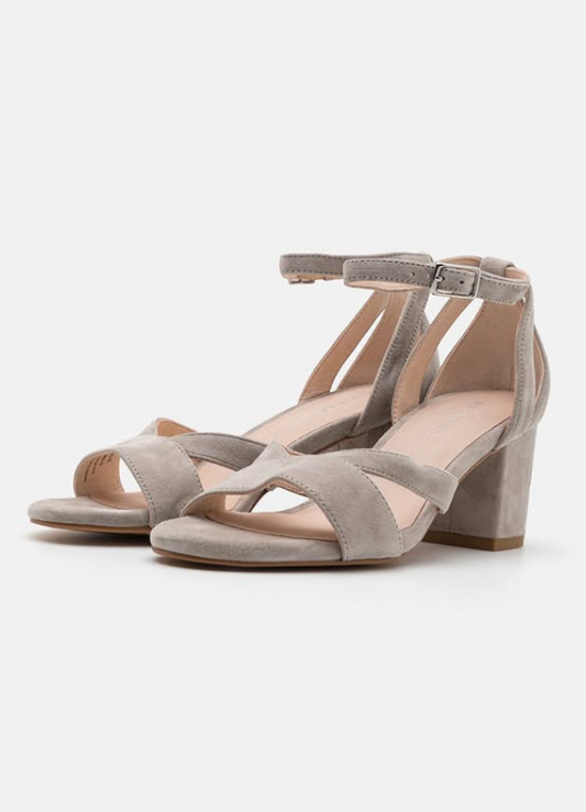 LEATHER - Sandals - light grey