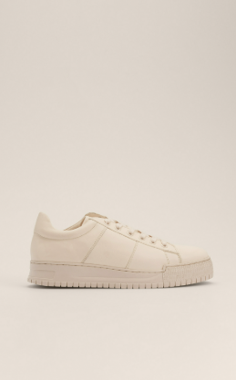 Basic Leather Tennis Trainers