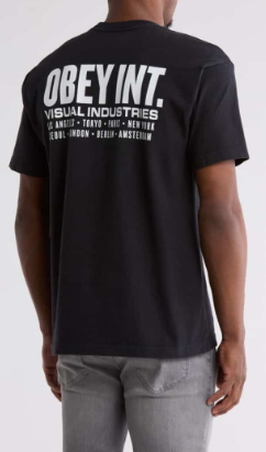 visual industries short sleeve graphic t -shirt