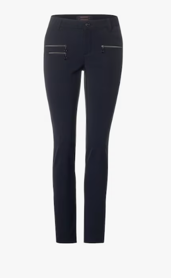 Street One - Style York - Slim Fit Medium Waist Pants