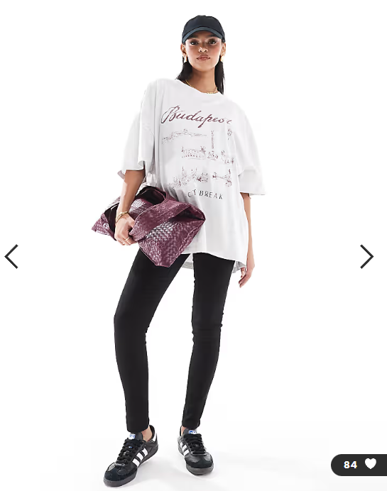 ASOS DESIGN Maternity skinny jeans in clean black