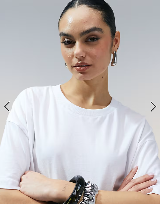 ASOS DESIGN oversized t-shirt in white