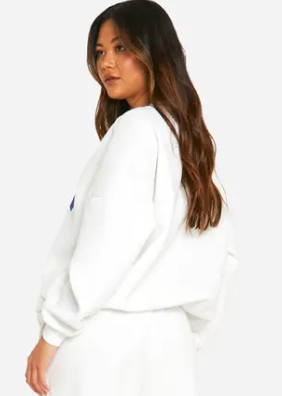 Boohoo - DSGN Studio Slogan Print Sweatshirt Tracksuit