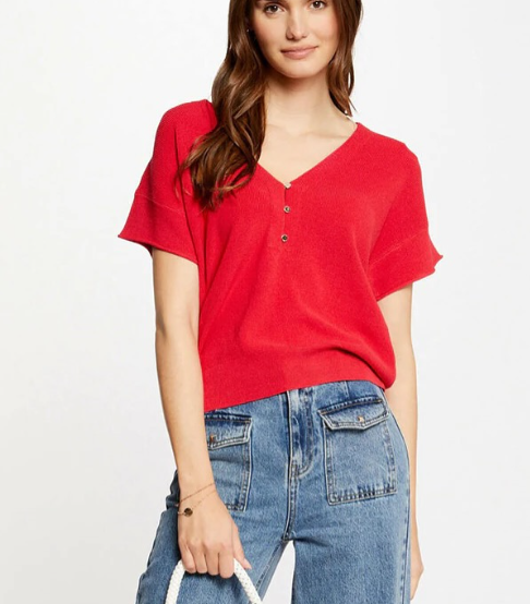 MORGAN DE TOI PULL - ROUGE