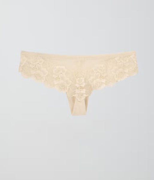 First Lace String Lace string - Whitecap Gray – DEXISTREND