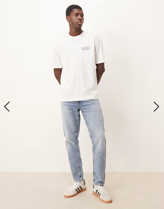 ASOS DESIGN relaxed fit t-shirt with bubble print detail in ecru.