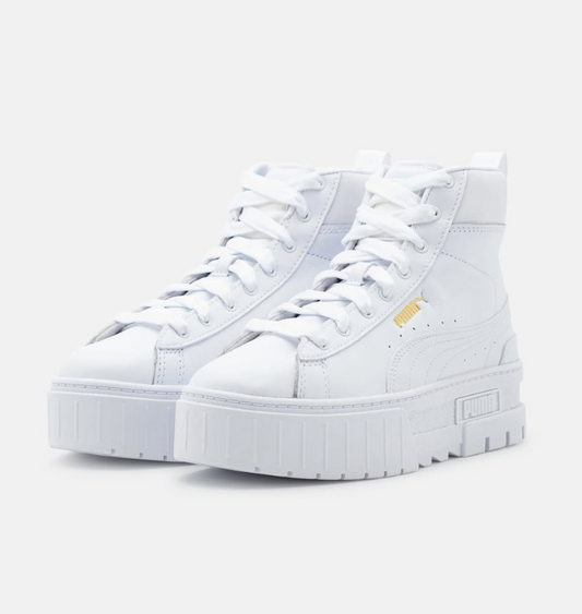 Puma MAYZE MID - High-top trainers - white