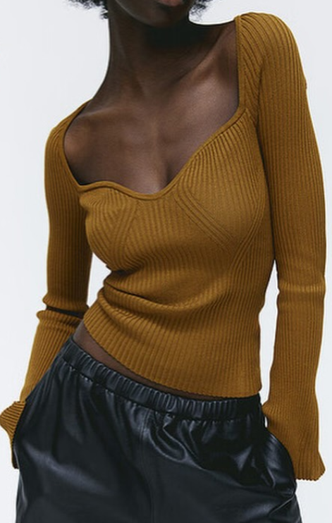 H&M-RIB-KNIT SWEATER