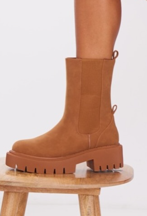 Chunky Double Sole Chelsea Boots
