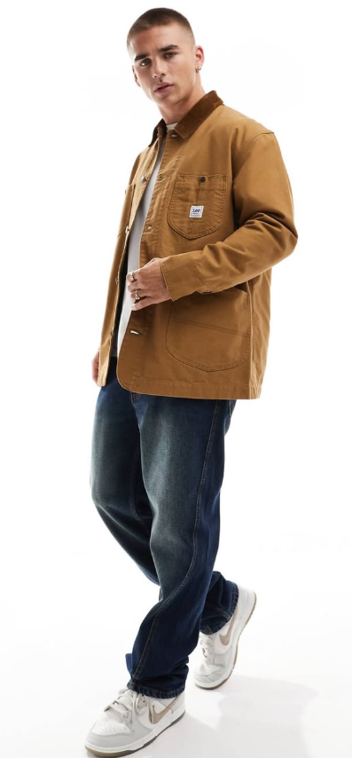 Asos - lee - workwear loose canvas jacket in tan