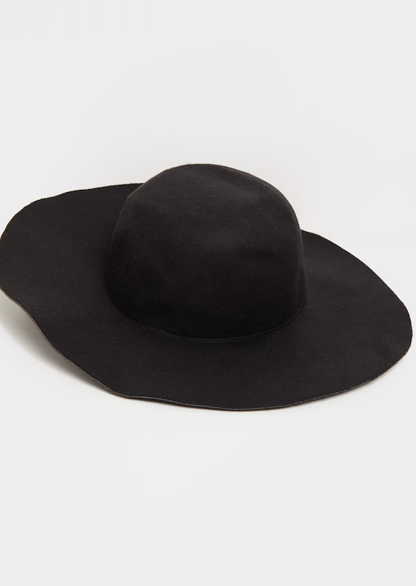 Black Floppy Hat