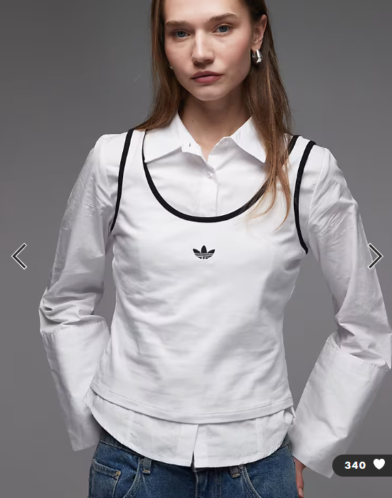 adidas Originals x ASOS vest in white