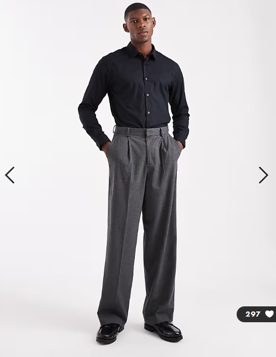 ONLY & SONS slim fit stretch poplin shirt in Black