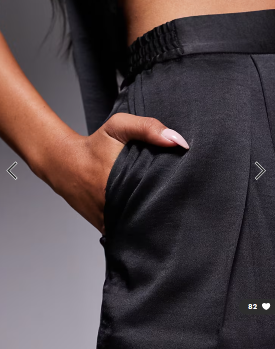 TFNC tailored trousers in black