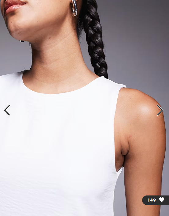 Fashionkilla exclusive linen look smock mini dress in white