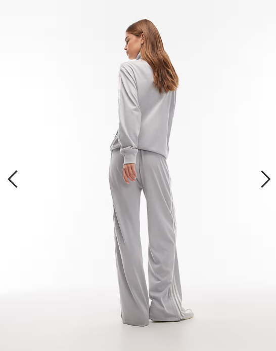 adidas Originals disco Firebird track pants in silver glitter - Exclusive at ASOS