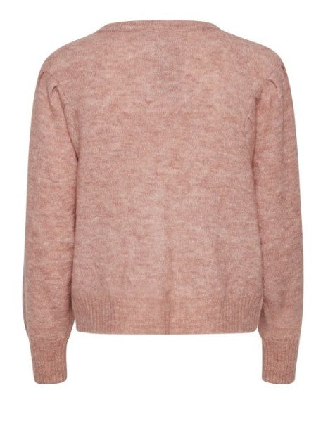 ICHI - Pink Knitted Cardigan, Jordan.