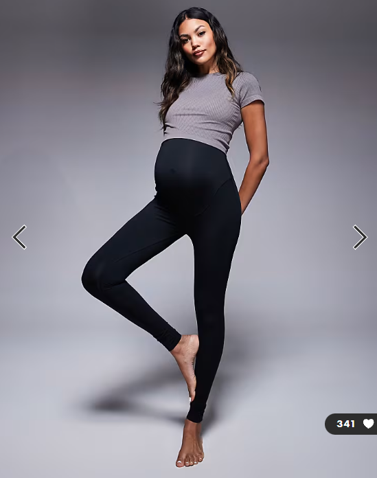 4505 Maternity Icon soft touch high waist yoga legging in black