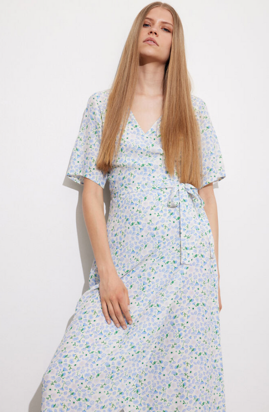 Envii Enbryoni Dress Aop 6902 - Blue Flower