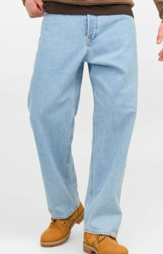 Jack & Jones Alex Jean baggy fit L32 - Light Blue Denim