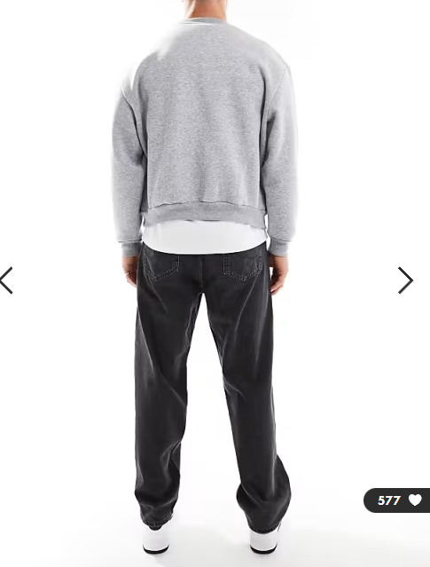 Jack & Jones Alex baggy jeans in washed black
