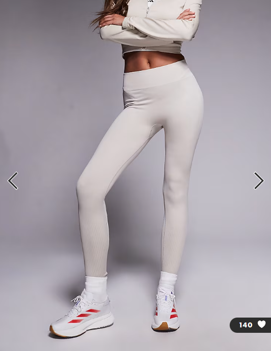 Asos Training - full length leggings in wonder alumina