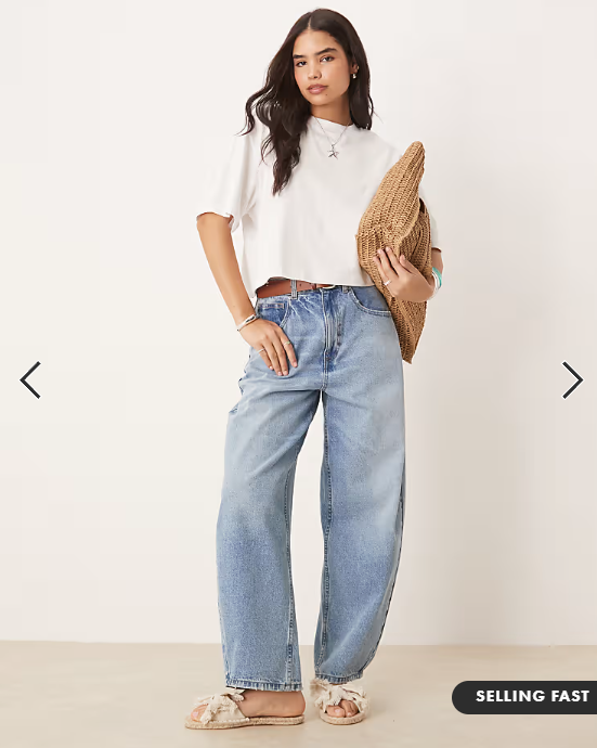 ASOS DESIGN boxy cropped t-shirt in white