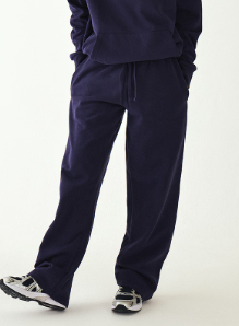Navy Premium Straight Leg Sweatpants