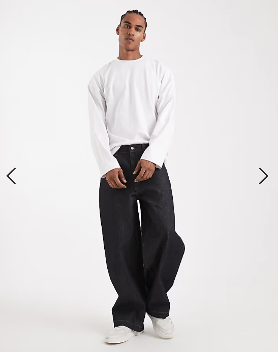 ASOS DESIGN Circular Design Collection super heavyweight oversized long sleeve t-shirt in white