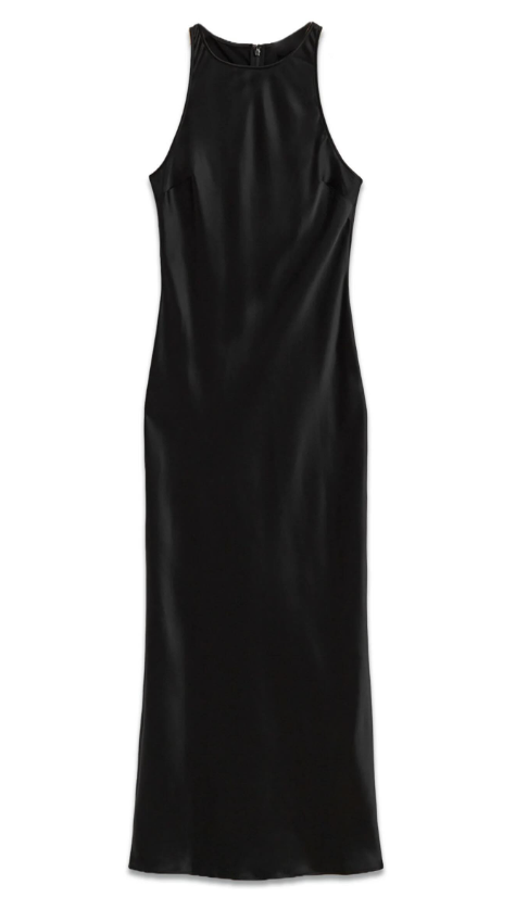Na-kd Satin Bias Cut Slip Dress