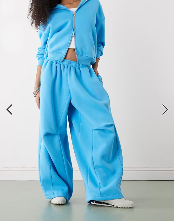 COLLUSION XL baggy jogger co-ord in blue