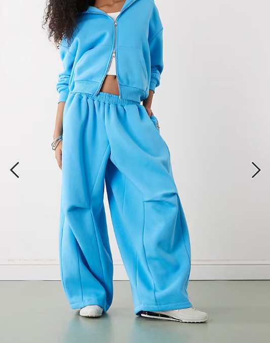 COLLUSION XL baggy jogger co-ord in blue