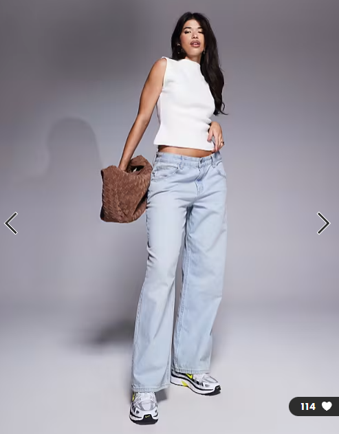 ASOS DESIGN knitted compact top in ecru