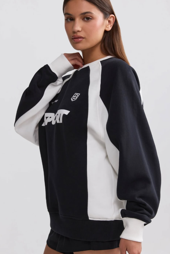 BO&TEE - Oversized Colourblock Sweatshirt - Premium