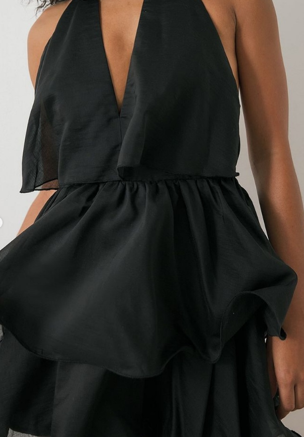 NA-KD Ruffle Mini Dress