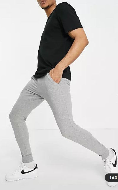 Super Skinny Joggers In Grey Marl