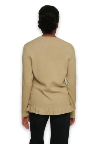 Na-kd - Knitted Long Sleeve Top Khaki
