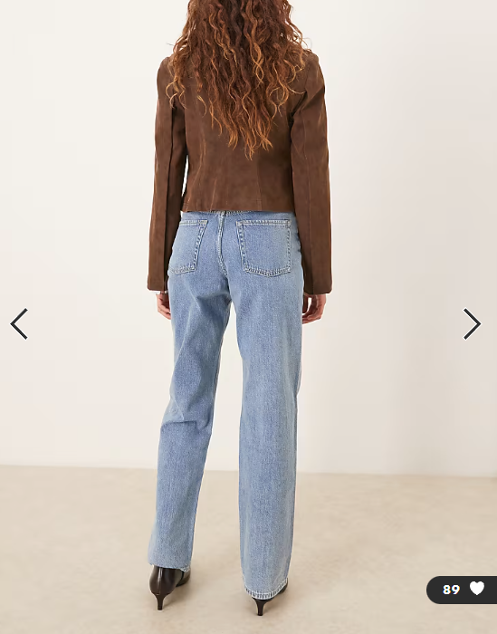 JJXX Seville loose jeans in light blue