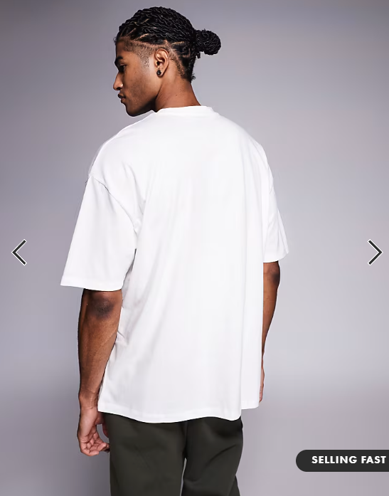 ASOS DESIGN Essentials oversized t-shirt in white