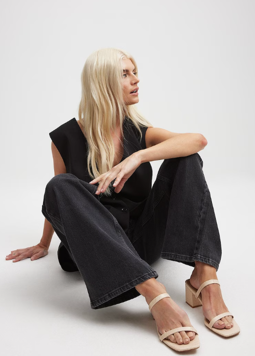 Cros Squared Strap Sandals