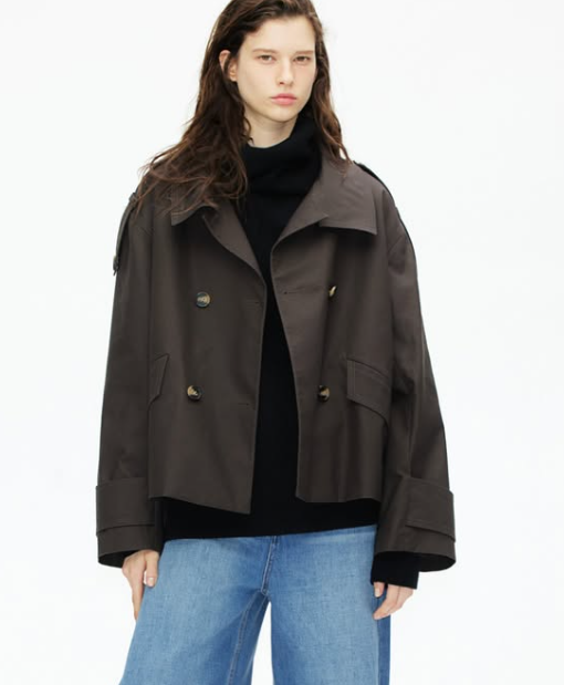H&M - SHORT TRENCH COAT