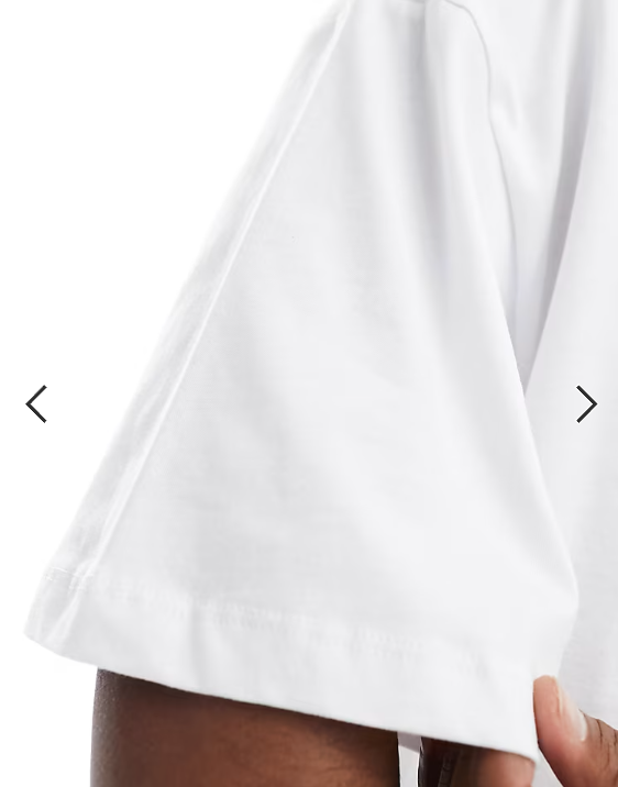ADPT oversized t-shirt in white