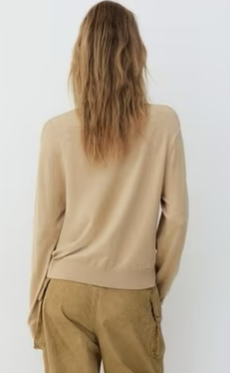 H&M-SHORT FINE-KNIT JUMPER