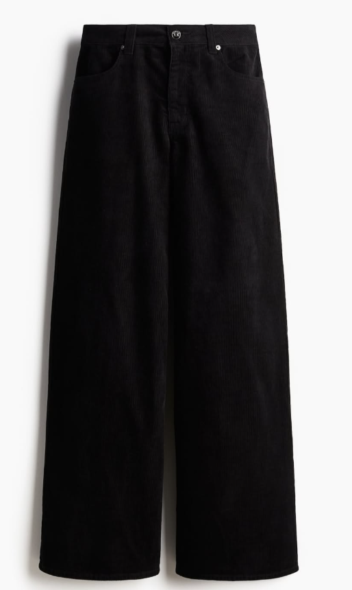 H&M - WIDE-LEG CORDUROY PANTS