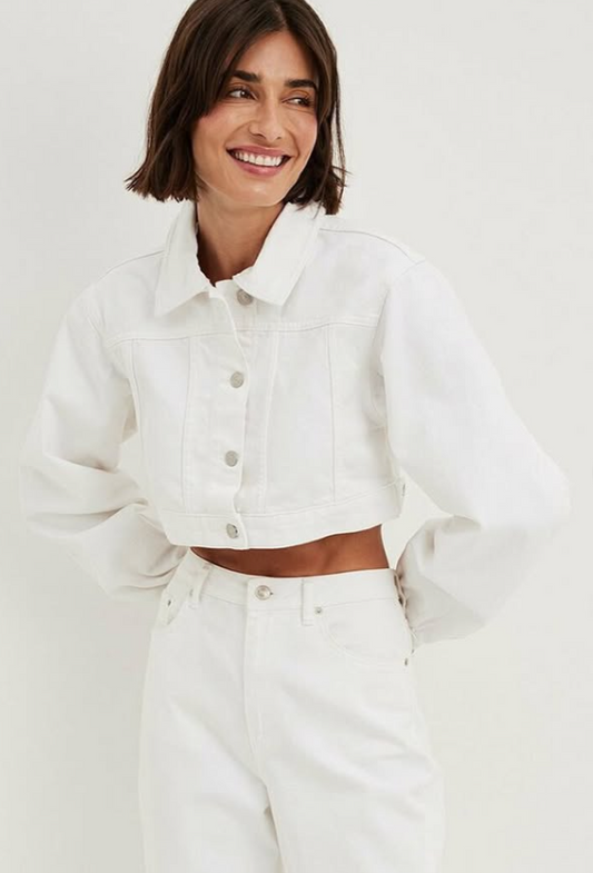 NAKD - Cropped Denim Jacket