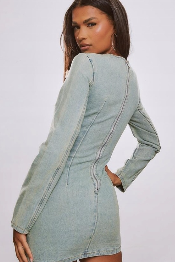 PLT - Vintage Wash Distressed Dress